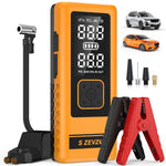Powerful portable car jump starter with built-in air compressor and tire inflator. Recharge batteries, inflate tires, and stay road-ready anywhere.